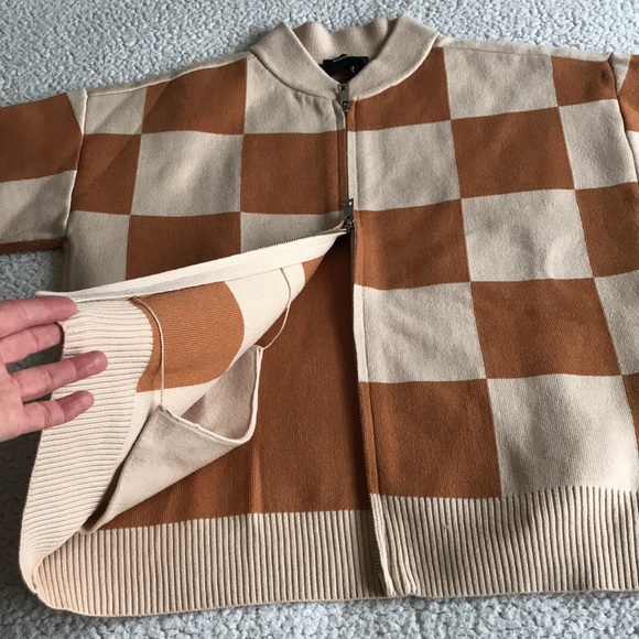 Monrow supersoft sweater bomber jacket XS New - Picture 11 of 16